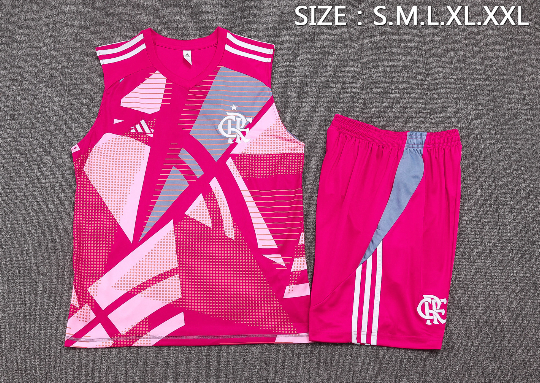 Flamengo 2025/2026 Pink Sleeveless Training Set