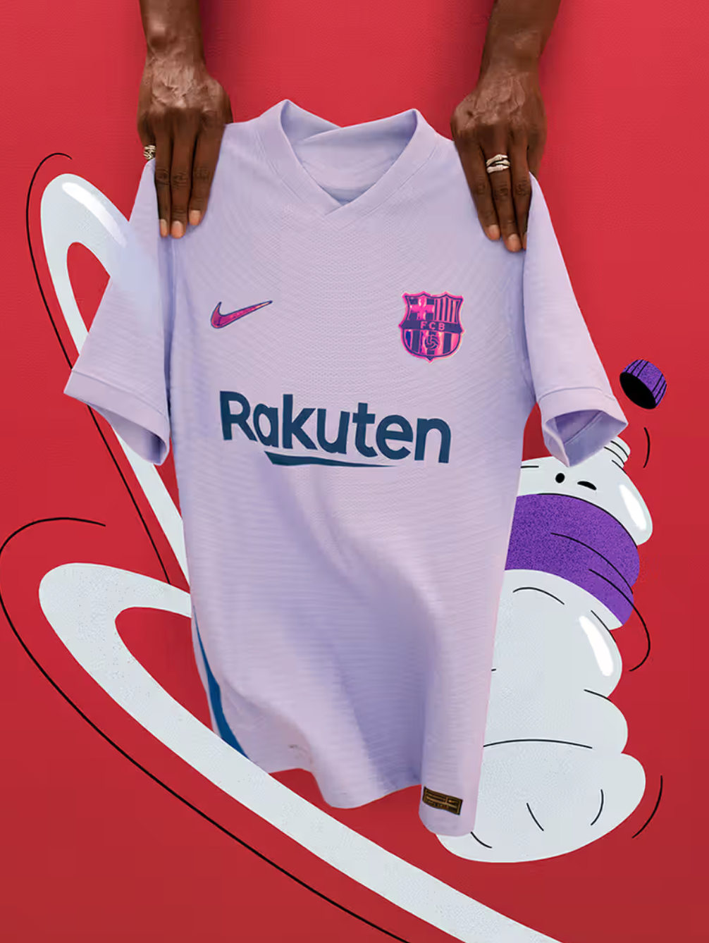 FC Barcelona purple jersey 2021/2022