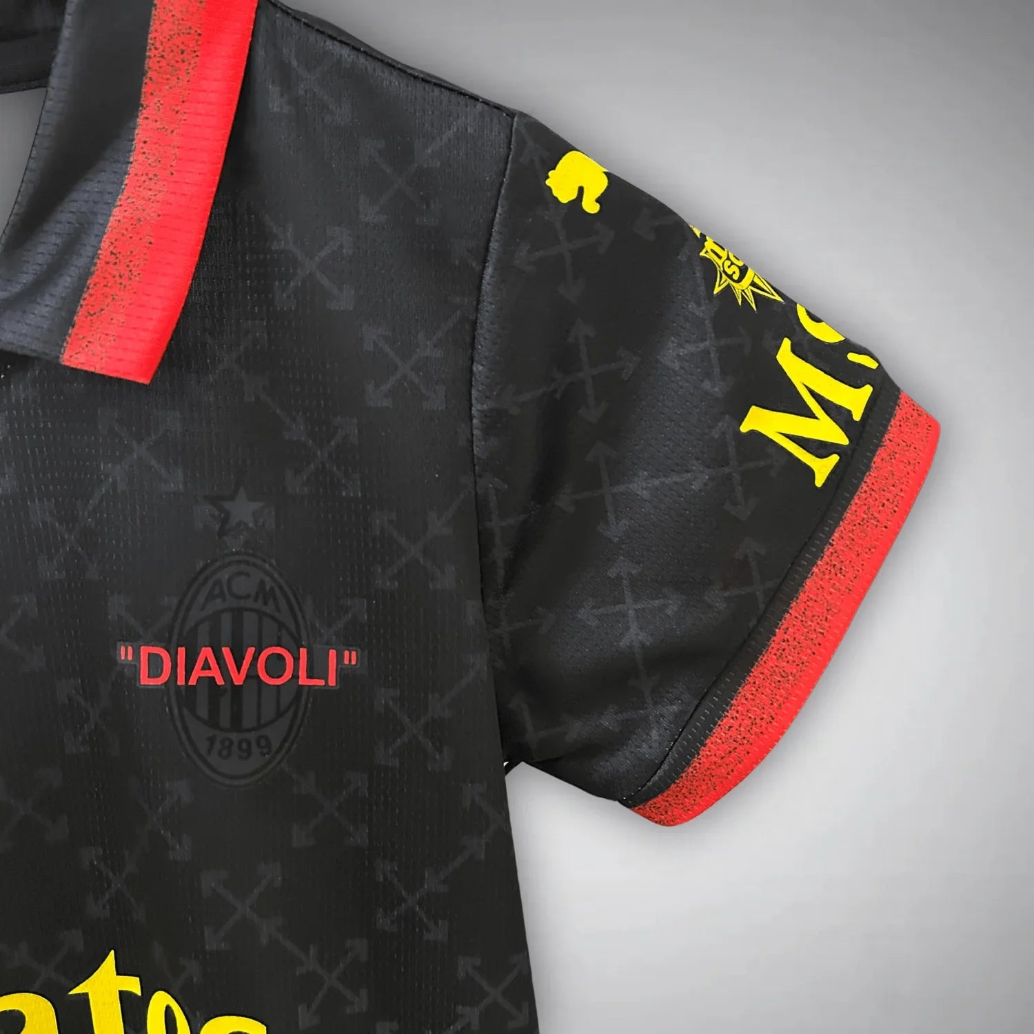 AC Milan x Off-White Black Kids Jersey 2025/2026
