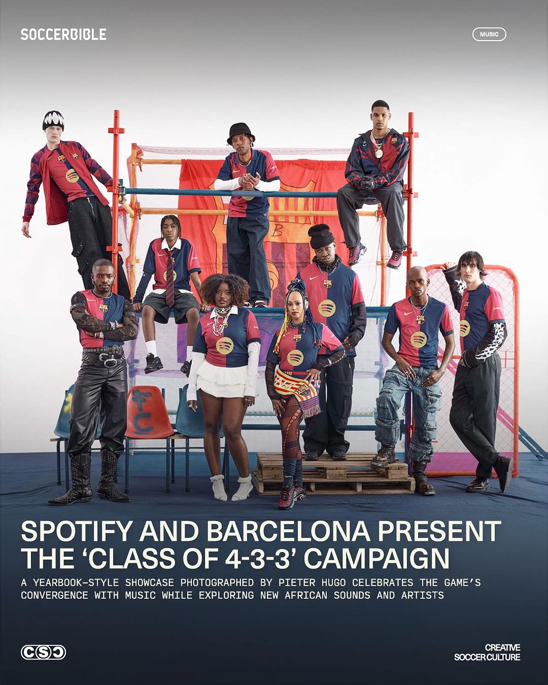 spotify and barcelona present the "class of 4-3-3" campaign