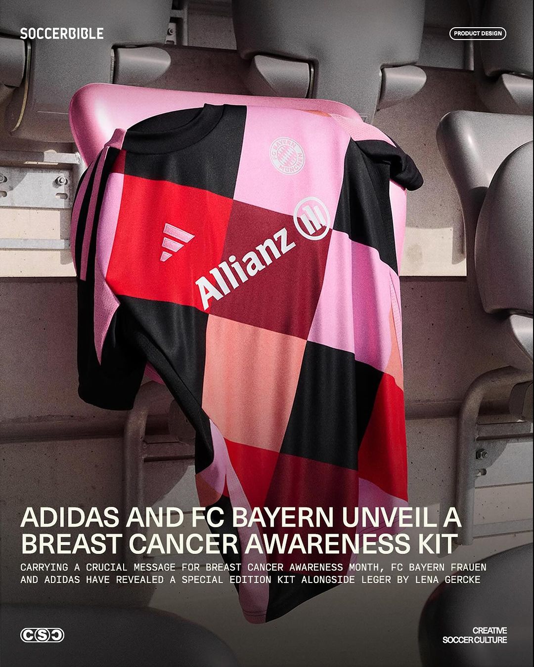 ADIDAS AND FC BAYERN UNVEIL A BREAST CANCER AWARENESS KIT