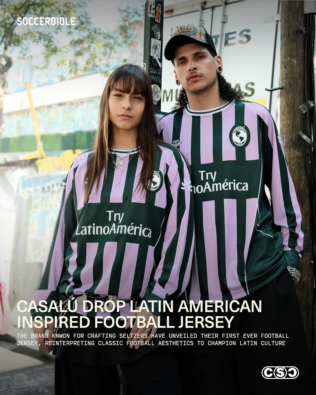 CASALU DROP LATIN AMERICAN INSPIRED FOOTBALL JERSEY