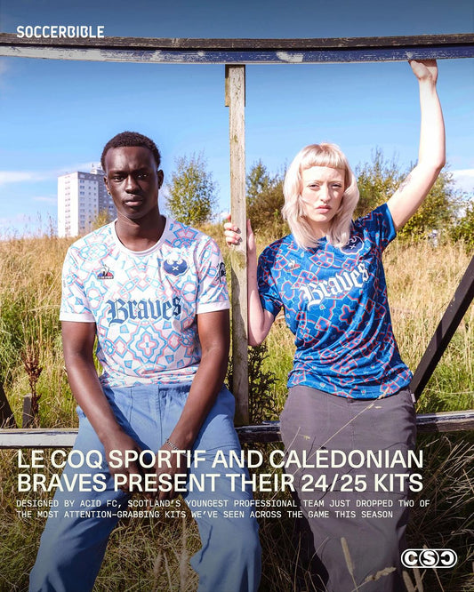 LE COQ SPORTIF AND CALEDONIAN BRAVES PRESENT THEIR 24/25 KITS.