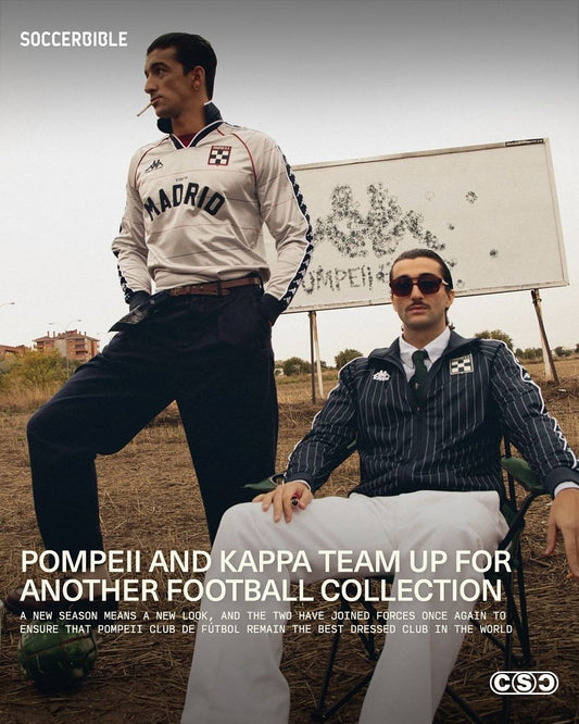 POMPEII AND KAPPA TEAM UP FOR ANOTHER FOOTBALL JERSEYS COLLECTION