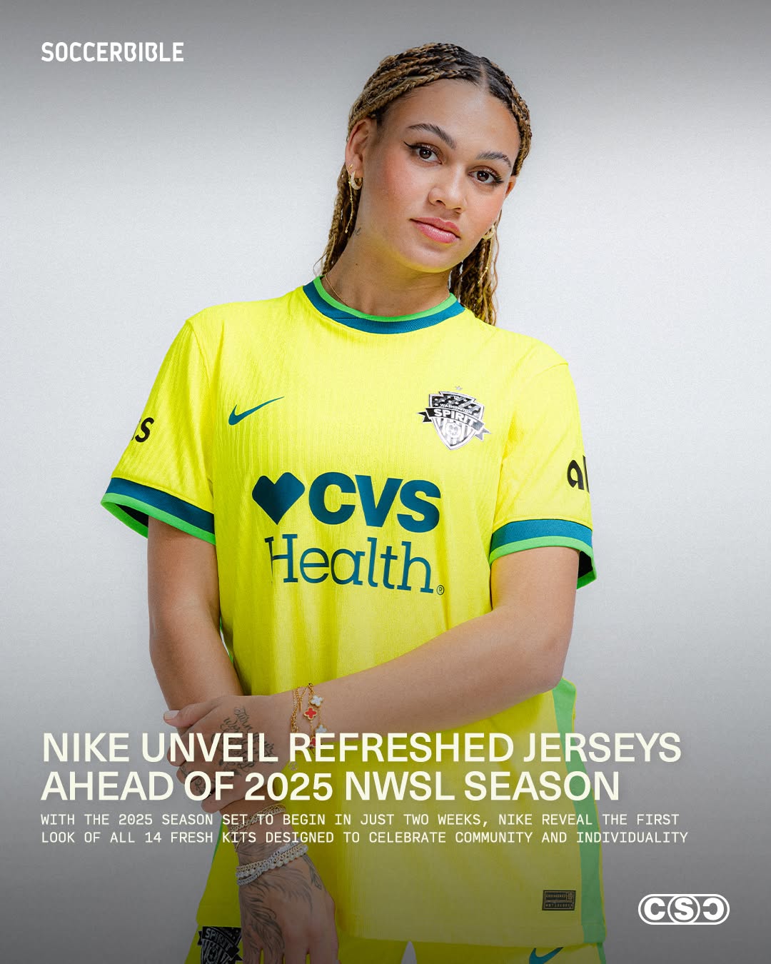 Nike unveiling refreshed jerseys ahead of the 2025 NWSL season