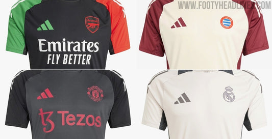 Adidas 24-25 European Training Kits Leaked/Released