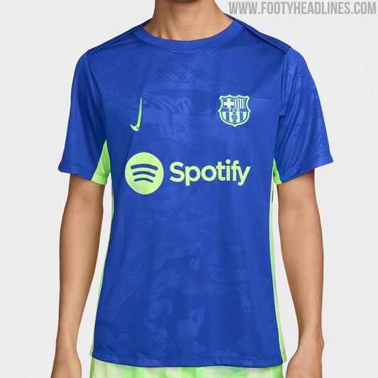 FC Barcelona 24-25 Champions League Pre-Match Shirt Leaked