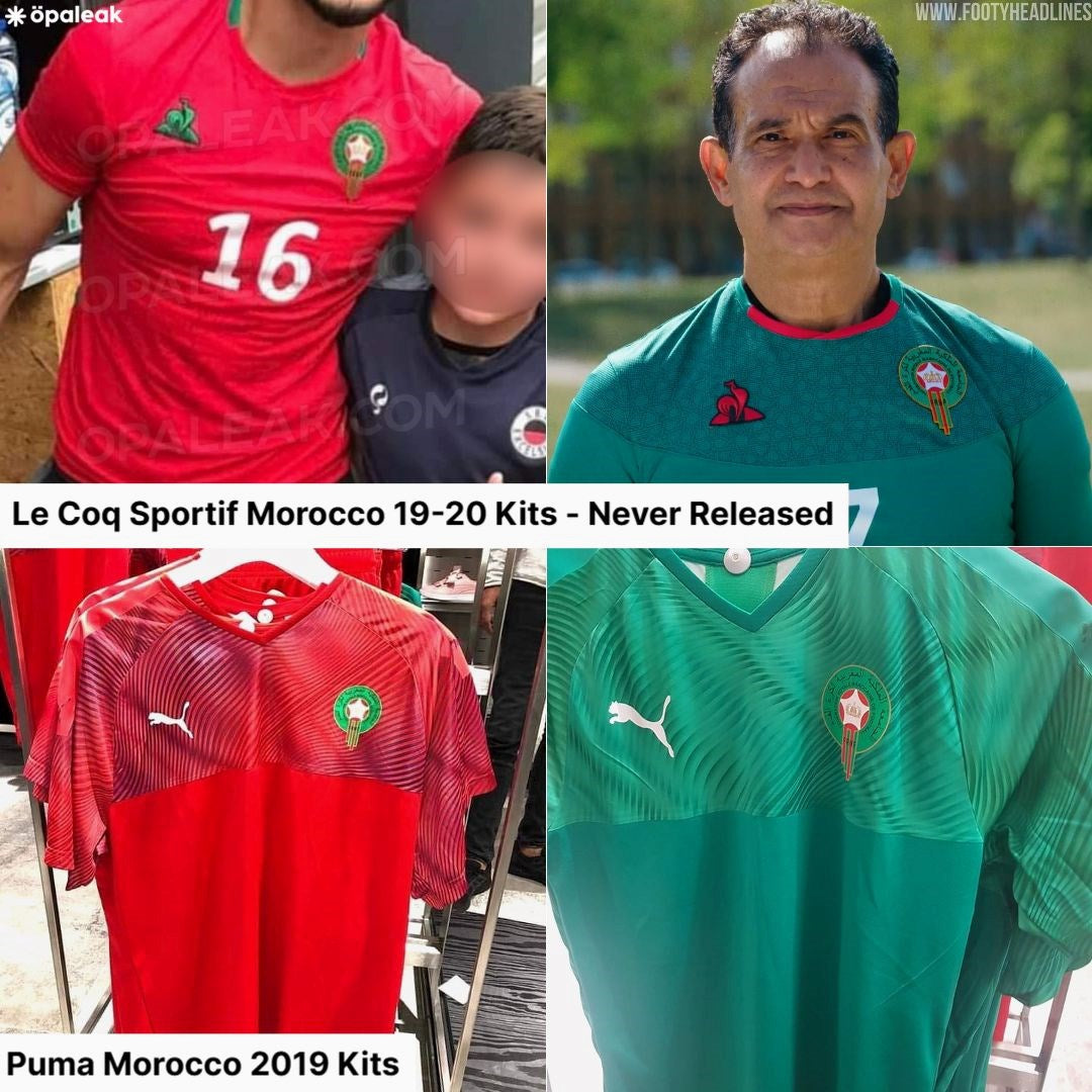 Never Released: Le Coq Sportif Morocco 2019-2020 Home Kit