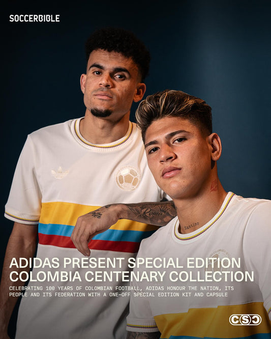 adidas present special edition colombia centenary collection