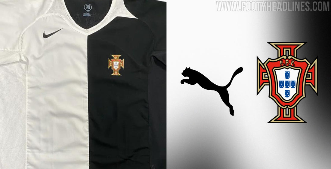 Puma Portugal 2025 Away Kit to Be Black and White - No More Nike