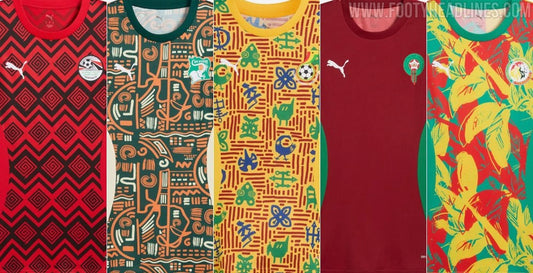 Unique Puma 2024-2025 African Nations Pre-Match Shirt Released: Ivory Coast, Ghana, Morocco, Egypt & Senegal