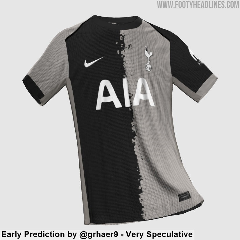 Tottenham 25-26 Away Kit to Return to Black