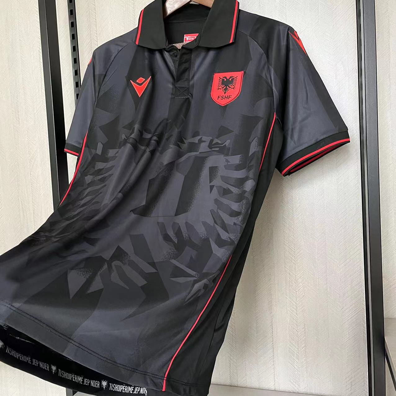 Albanien 23-24 schwarzes Trikot