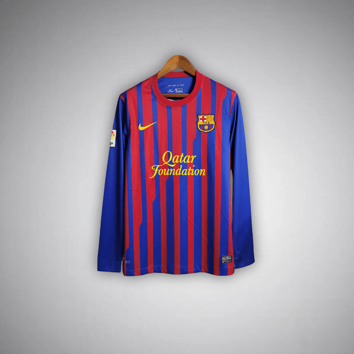 11/12 FC Barcelona Long Sleeve Home Kit