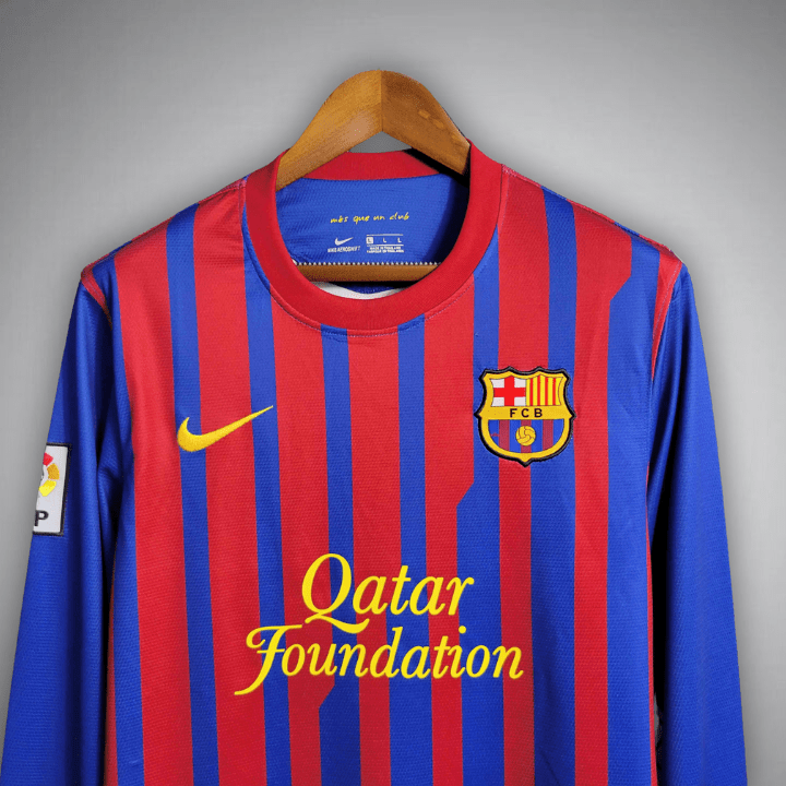 11/12 FC Barcelona Long Sleeve Home Kit