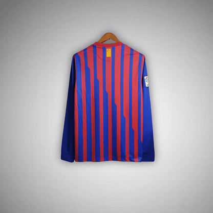 11/12 FC Barcelona Long Sleeve Home Kit