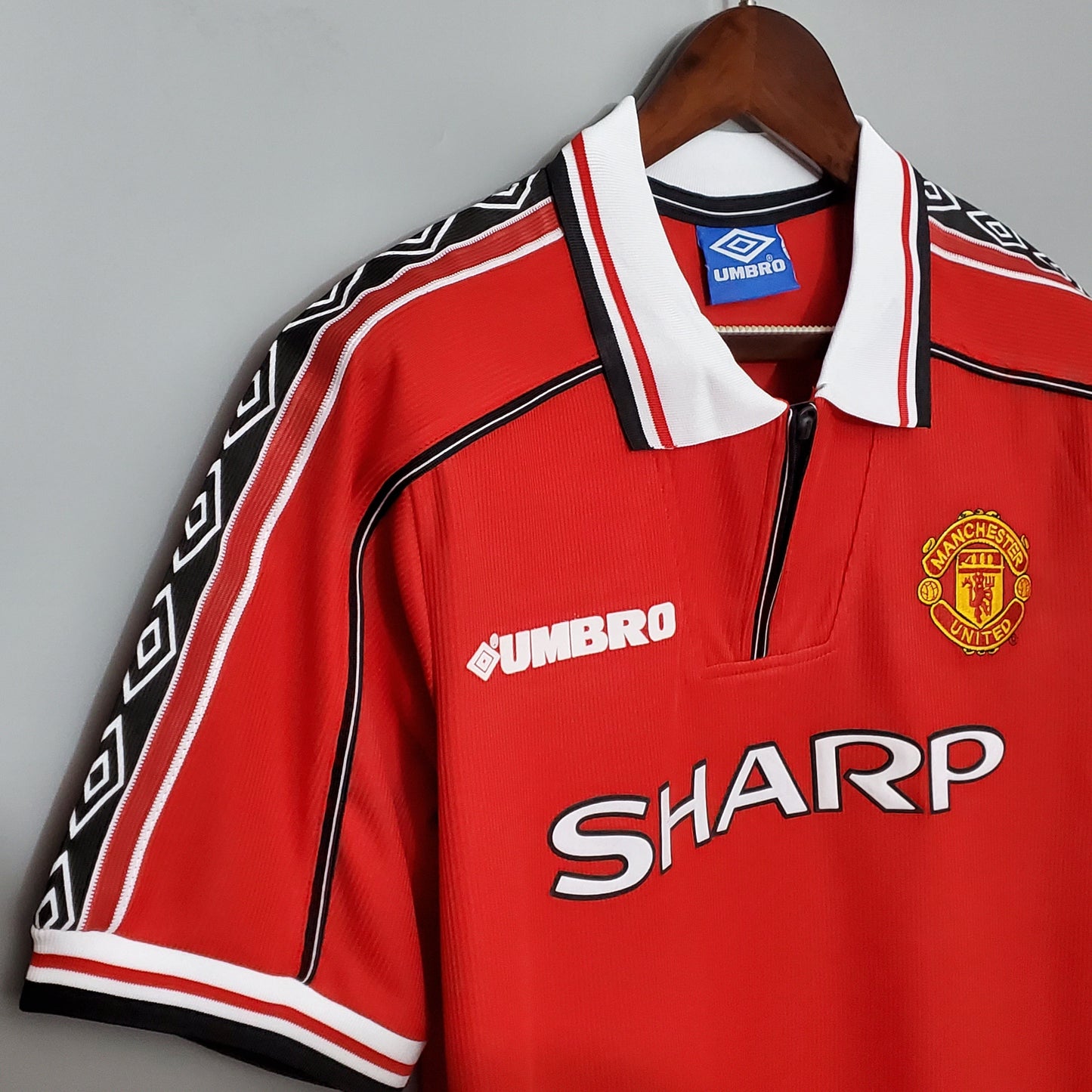 Camiseta retro de local del Manchester United 1998