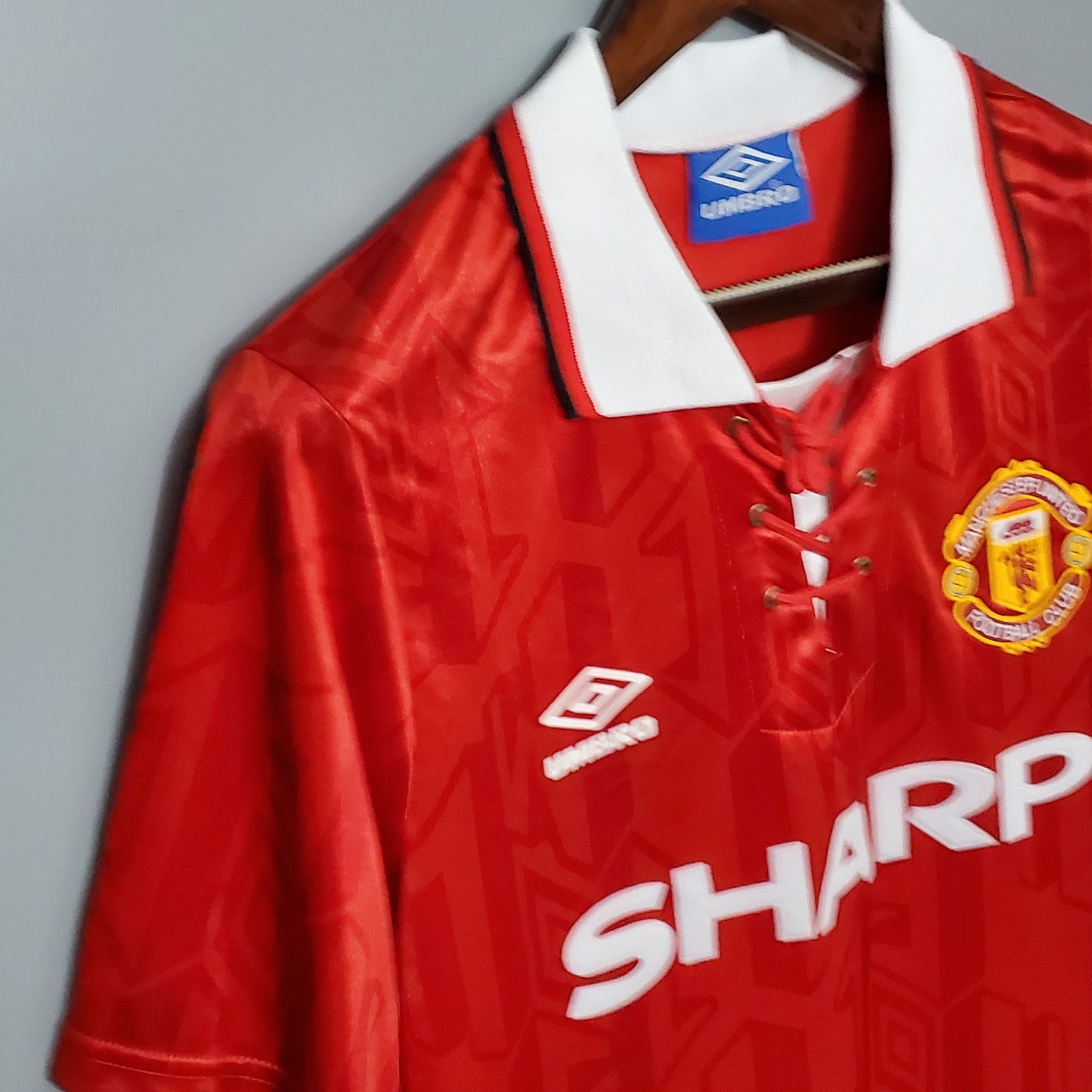 Equipación retro de local del MANCHESTER UNITED 1992-1994