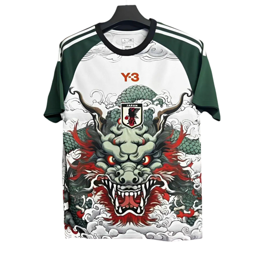 2024-2025 Japan x Y3 Grün-Weißer Drache - Sonderedition-Kit