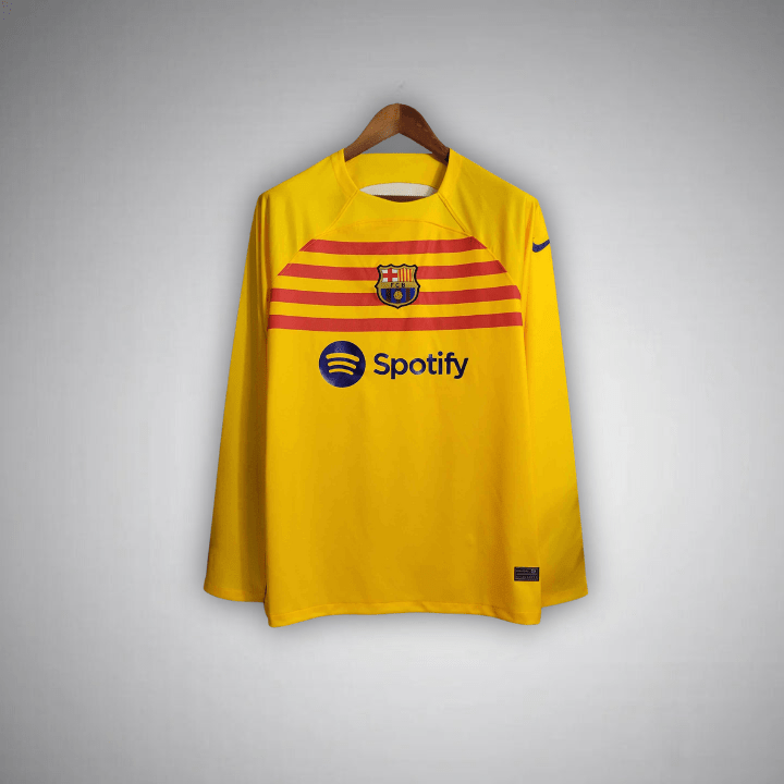 2023/2024 FC Barcelona Long Sleeve Away Kit