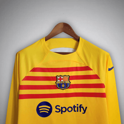 2023/2024 FC Barcelona Long Sleeve Away Kit