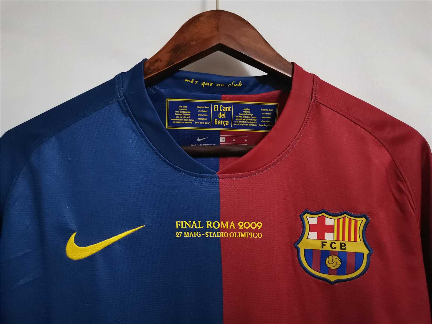 2008/2009 Barcelona Heimfinale Roma Trikot