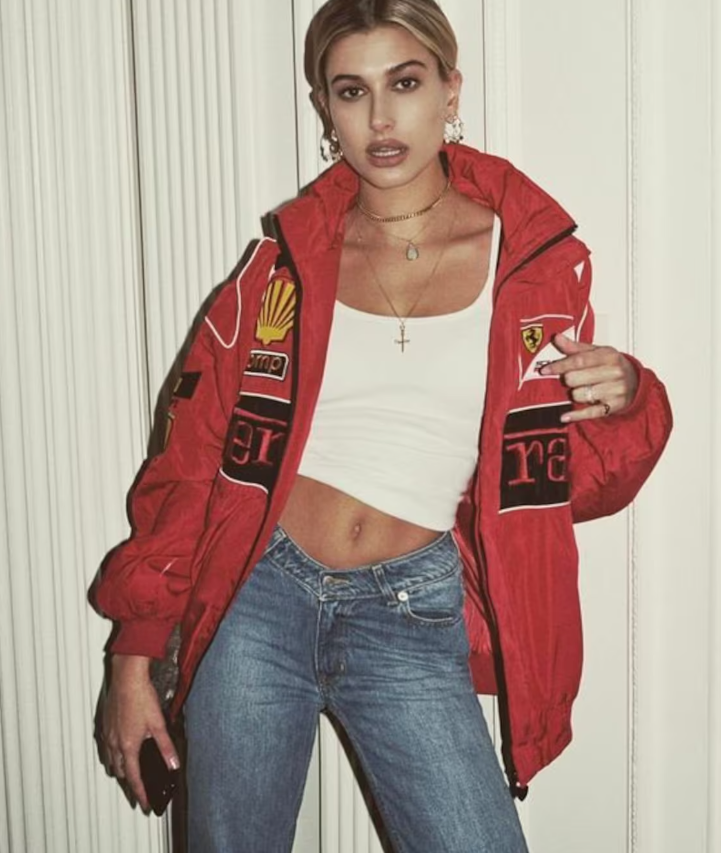 Rari F1 Racing Team Jacket – Red Scuderia Motorsport Zip-Up Coat