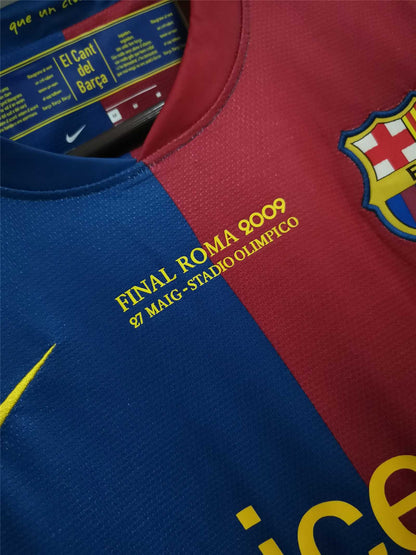 2008/2009 Barcelona Heimfinale Roma Trikot