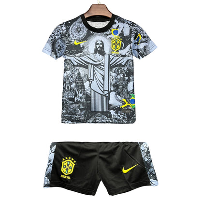 Brazil X Jesus Christ  the redeemer 24-25 Kids set  Special Edition