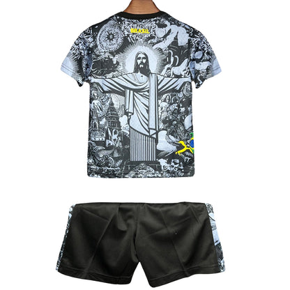 Brazil X Jesus Christ  the redeemer 24-25 Kids set  Special Edition