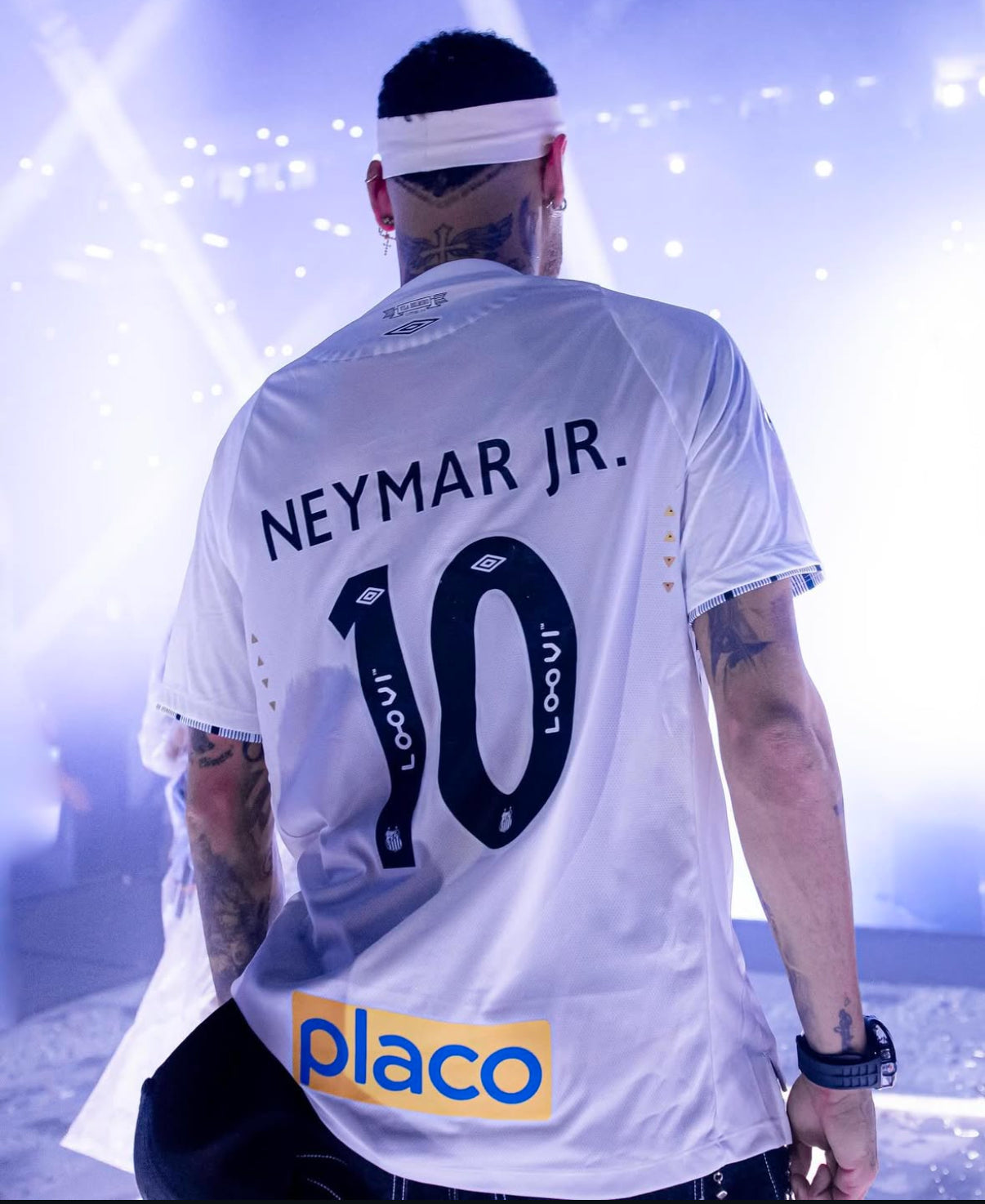 Santos 2025 football shirt Neymar