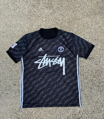 Manchester United x STUSSY LIMITED VERSION Schwarzes Trikot