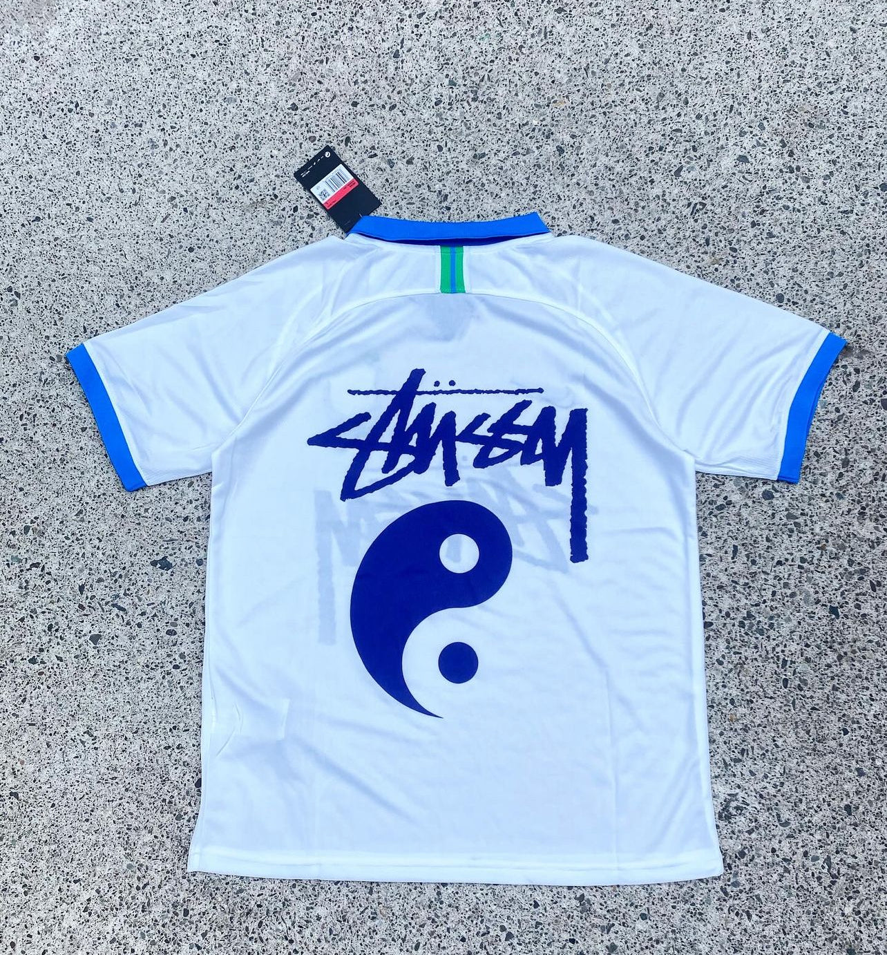 Brasilien weiß und blau 2019 Stussy Special Edition