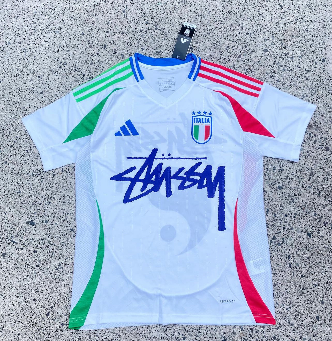 Italien X Stussy 24-25 | Druck vorne + hinten