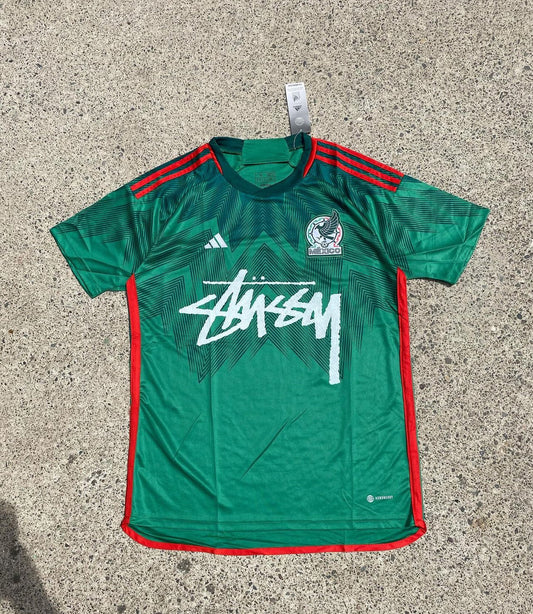 Camiseta de fútbol edición especial 23/24 México X Stussy