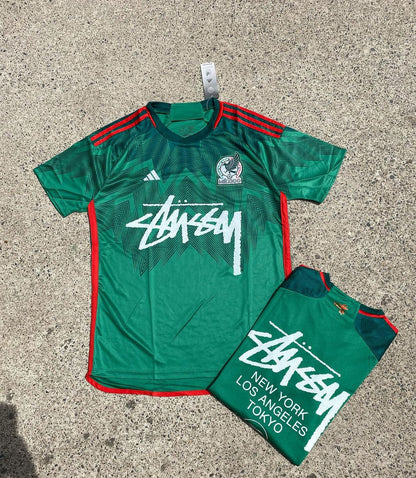 23/24 Mexico X Stussy Special Edition football jersey