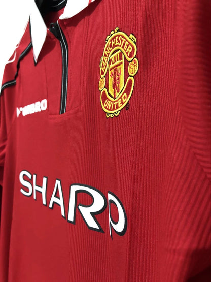 Manchester United Long Sleeve Home retro kit - 1998-1999