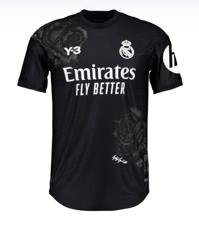 REAL MADRID X Y-3 2023/24 (SCHWARZ) TRIKOT