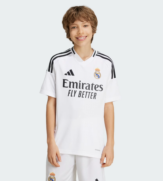 Camiseta local del Real Madrid para niños 2024/25