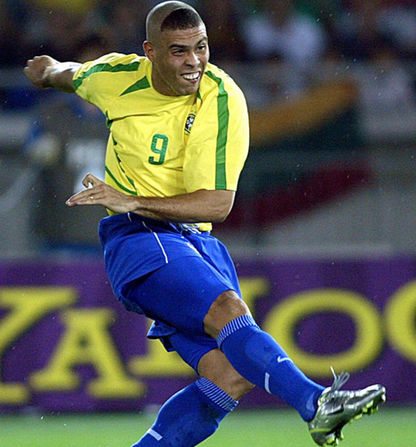 Camiseta retro local de Brasil 2002