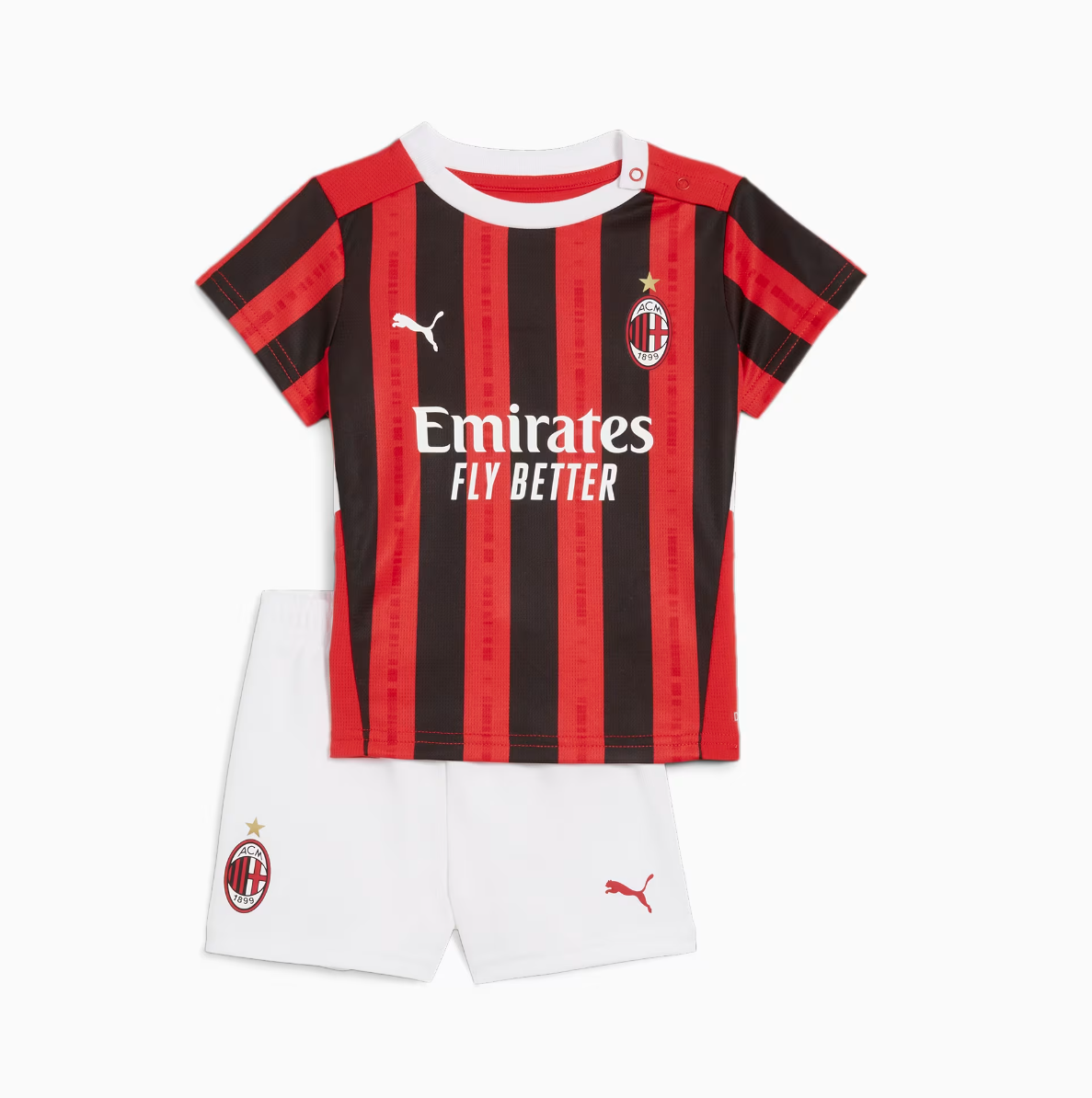 Camiseta local para niños del AC Milan 2024/25