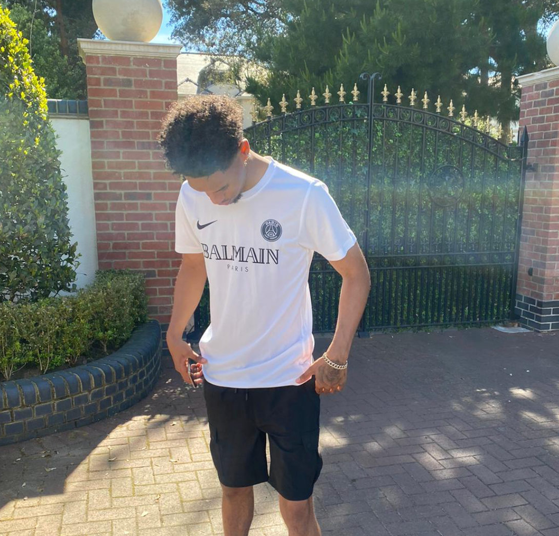 PSG X Balmain white