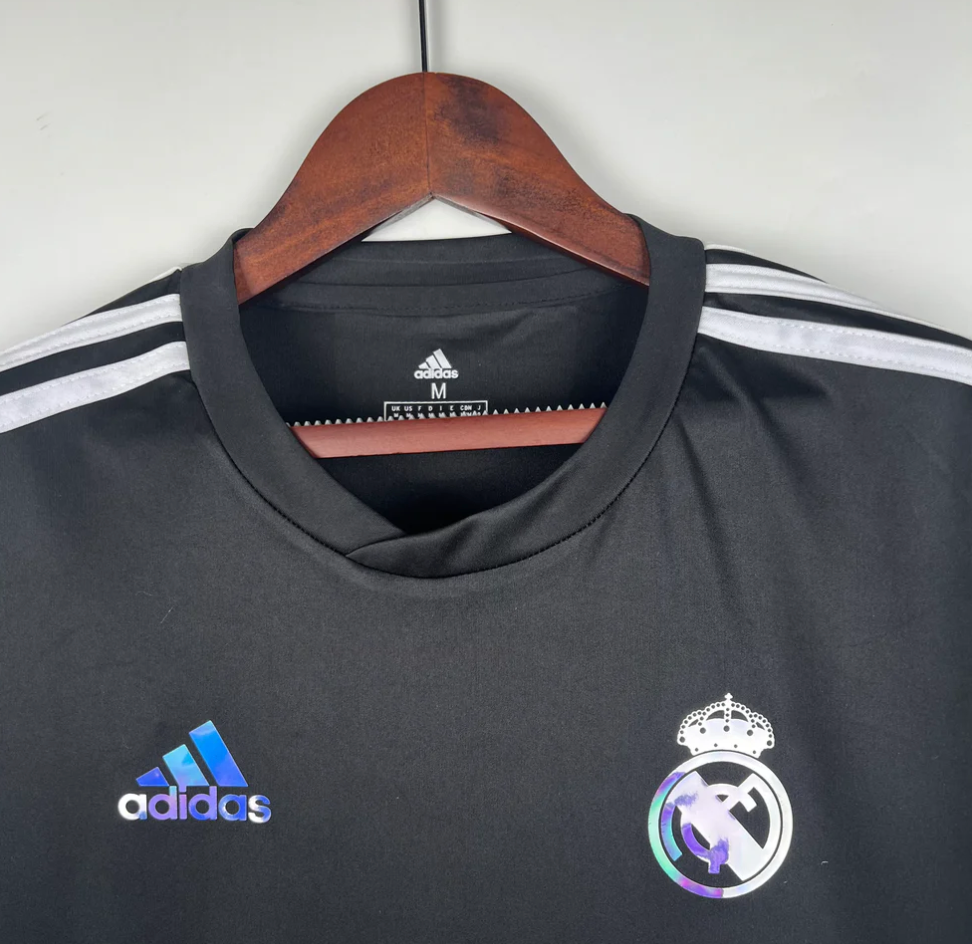 REAL MADRID x BALMAIN Black Shirt