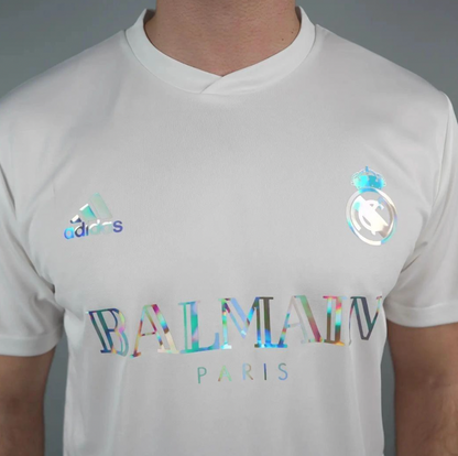 Real Madrid x Balmain White Shirt