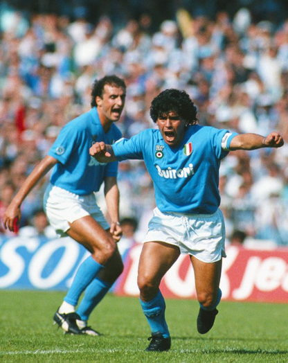 1987-1988 Napoli Home kit