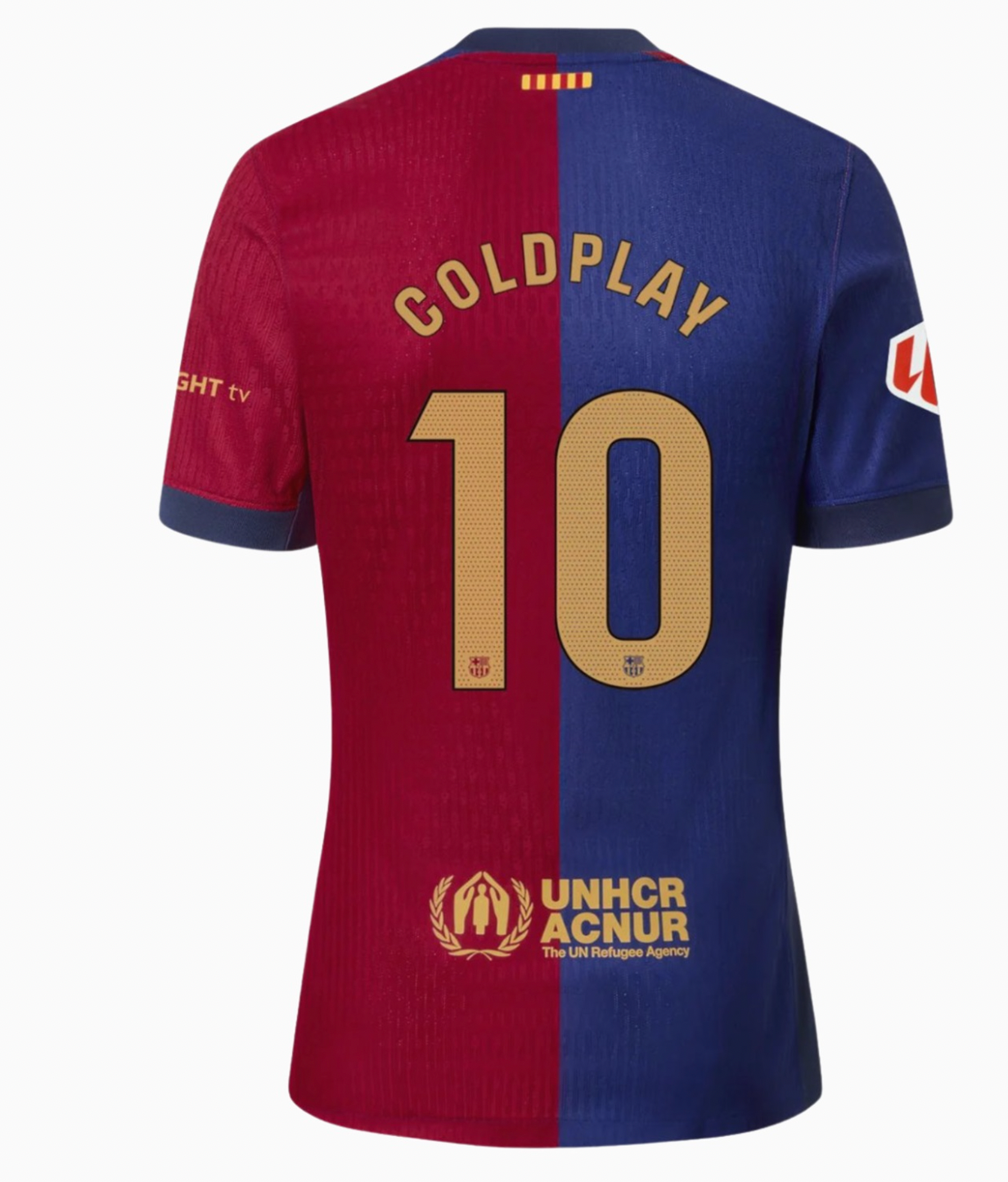 FC Barcelona Coldplay football shirt