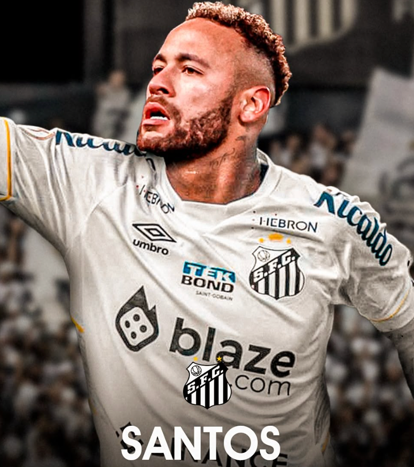 Santos 2025 football shirt Neymar