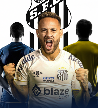 Santos 2025 football shirt Neymar