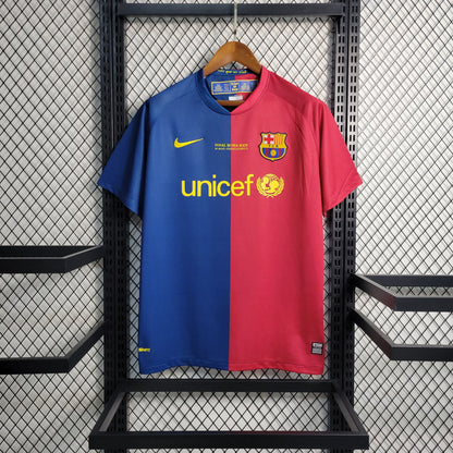 2008/2009 Barcelona Heimfinale Roma Trikot