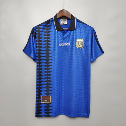 Camiseta retro visitante de Argentina 1994